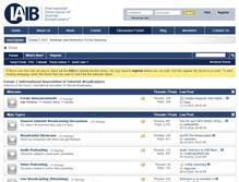 Tablet Screenshot of forum.ibroadcastnetwork.org